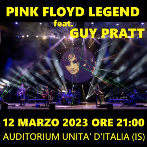 Pink Floyd Legend feat GUY PRATT - In concerto